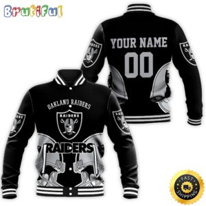 Oakland Raiders NFL Style Baseball Jacket For Fans