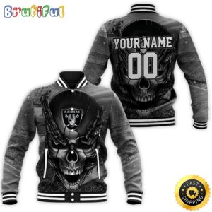 Oakland Raiders NFL Style Baseball Jacket For Fans