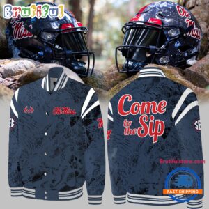 Ole Miss Rebels NCAA Style Baseball Jacket For Fans