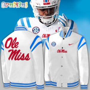 Ole Miss Rebels NCAA Style Baseball Jacket For Fans
