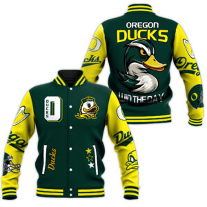 Oregon Ducks NCAA Style Baseball Jacket For Fans