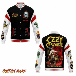 Ozzy Osbourne Music Style Baseball Jacket For Fans