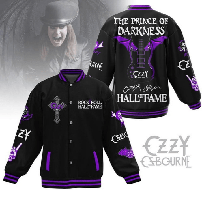 Ozzy Osbourne Music Style Baseball Jacket For Fans