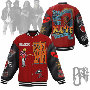 Pearl Jam Music Style Baseball Jacket For Fans