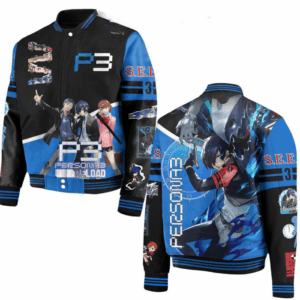 Persona 3 Games Style Baseball Jacket For Fans