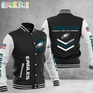 Philadelphia Eagles NFL Style Baseball Jacket For Fans