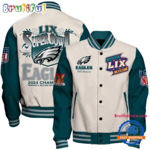 Philadelphia Eagles NFL Style Baseball Jacket For Fans