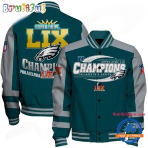 Philadelphia Eagles NFL Style Baseball Jacket For Fans