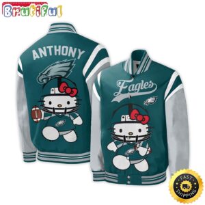 Philadelphia Eagles NFL Style Baseball Jacket For Fans