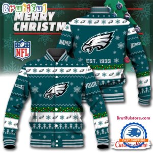Philadelphia Eagles NFL Style Baseball Jacket For Fans