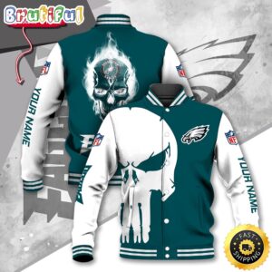Philadelphia Eagles NFL Style Baseball Jacket For Fans