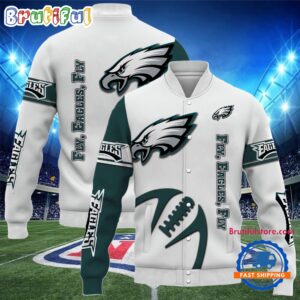Philadelphia Eagles NFL Style Baseball Jacket For Fans