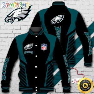 Philadelphia Eagles NFL Style Baseball Jacket For Fans