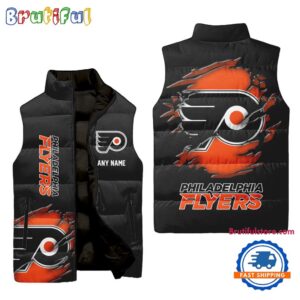 Philadelphia Flyers NHL Style Sleeveless Puffer Jacket For Fans
