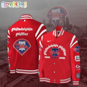 Philadelphia Phillies MLB Style Baseball Jacket For Fans