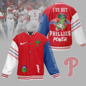 Philadelphia Phillies MLB Style Baseball Jacket For Fans