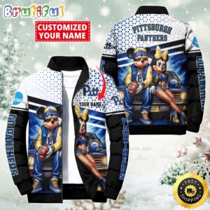 Pittsburgh Panthers NCAA Style Puffer Jacket For Fans