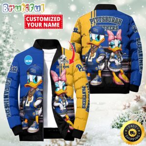 Pittsburgh Panthers NCAA Style Puffer Jacket For Fans