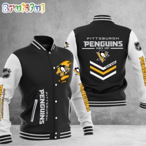Pittsburgh Penguins NHL Style Baseball Jacket For Fans
