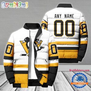 Pittsburgh Penguins NHL Style Puffer Jacket For Fans