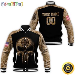 Pittsburgh Steelers NFL Style Baseball Jacket For Fans