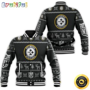 Pittsburgh Steelers NFL Style Baseball Jacket For Fans