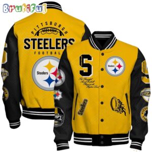 Pittsburgh Steelers NFL Style Baseball Jacket For Fans