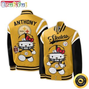 Pittsburgh Steelers NFL Style Baseball Jacket For Fans