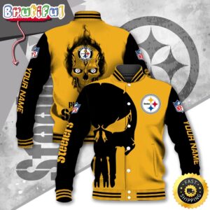Pittsburgh Steelers NFL Style Baseball Jacket For Fans