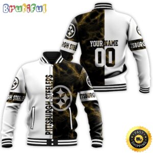 Pittsburgh Steelers NFL Style Baseball Jacket For Fans
