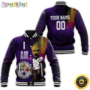 Pittsburgh Steelers NFL Style Baseball Jacket For Fans
