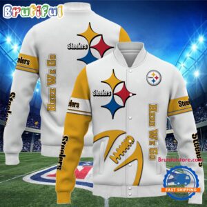 Pittsburgh Steelers NFL Style Baseball Jacket For Fans