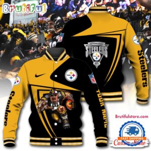 Pittsburgh Steelers NFL Style Baseball Jacket For Fans