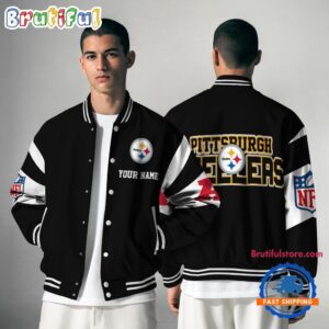 Pittsburgh Steelers NFL Style Baseball Jacket For Fans