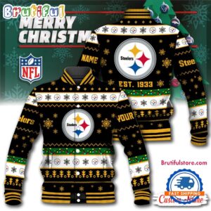 Pittsburgh Steelers NFL Style Baseball Jacket For Fans