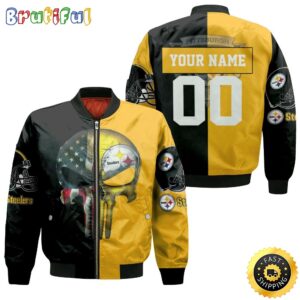 Pittsburgh Steelers NFL Style Bomber Jacket For Fans