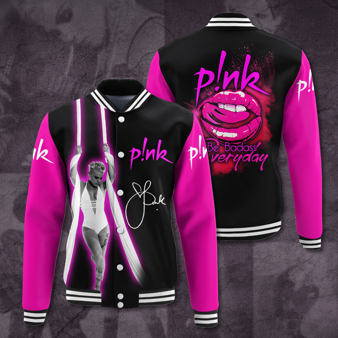 P!nk Music Style Baseball Jacket For Fans