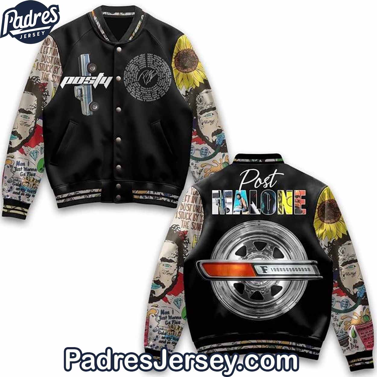 Post Malone Music Style Baseball Jacket For Fans