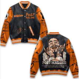 Post Malone Music Style Baseball Jacket For Fans