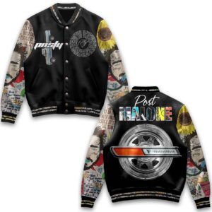 Post Malone Music Style Baseball Jacket For Fans