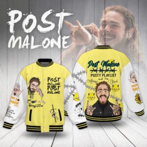 Post Malone Music Style Baseball Jacket For Fans