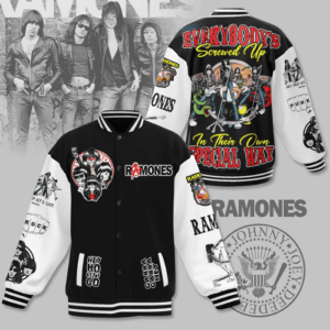 Ramones Music Style Baseball Jacket For Fans