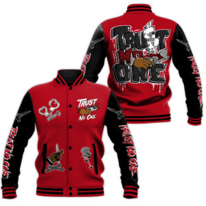 Remember Trust No One Style Baseball Jacket For Fans