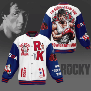 Rocky Movies Style Baseball Jacket For Fans