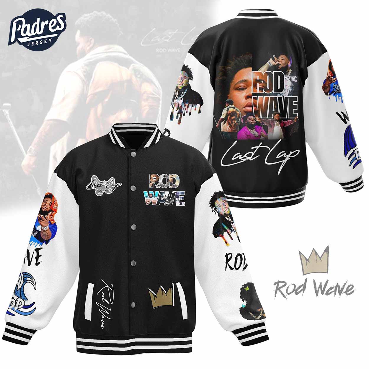 Rod Wave Music Style Baseball Jacket For Fans