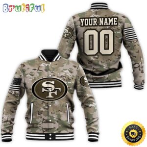 San Francisco 49ers NFL Style Baseball Jacket For Fans