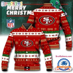 San Francisco 49ers NFL Style Baseball Jacket For Fans