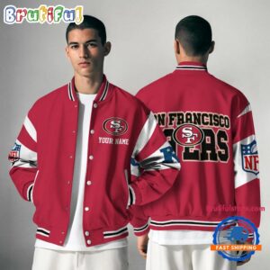 San Francisco 49ers NFL Style Baseball Jacket For Fans