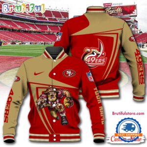 San Francisco 49ers NFL Style Baseball Jacket For Fans