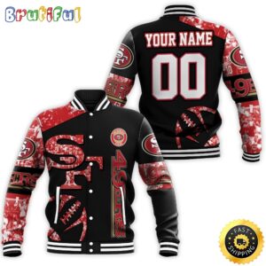 San Francisco 49ers NFL Style Baseball Jacket For Fans